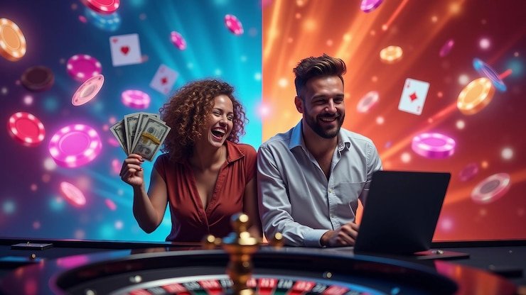 Studio live dealer Teen Patti dengan multiple kamera di platform pos4d